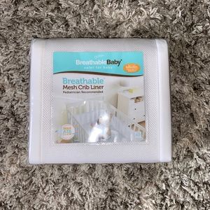 Breathable Baby Mesh Crib Liner